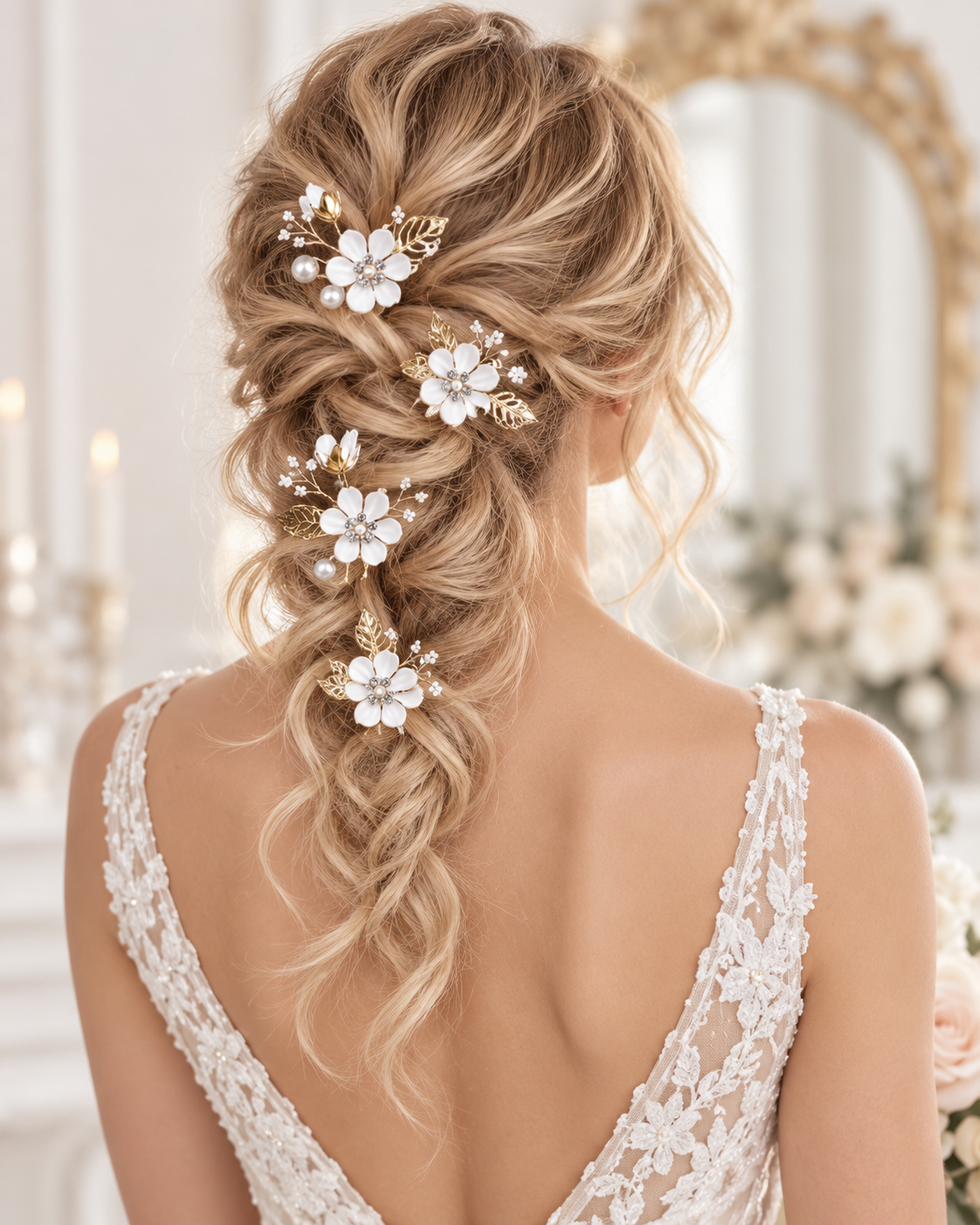 Florence Floral Hair Pins — 6 Piece Set