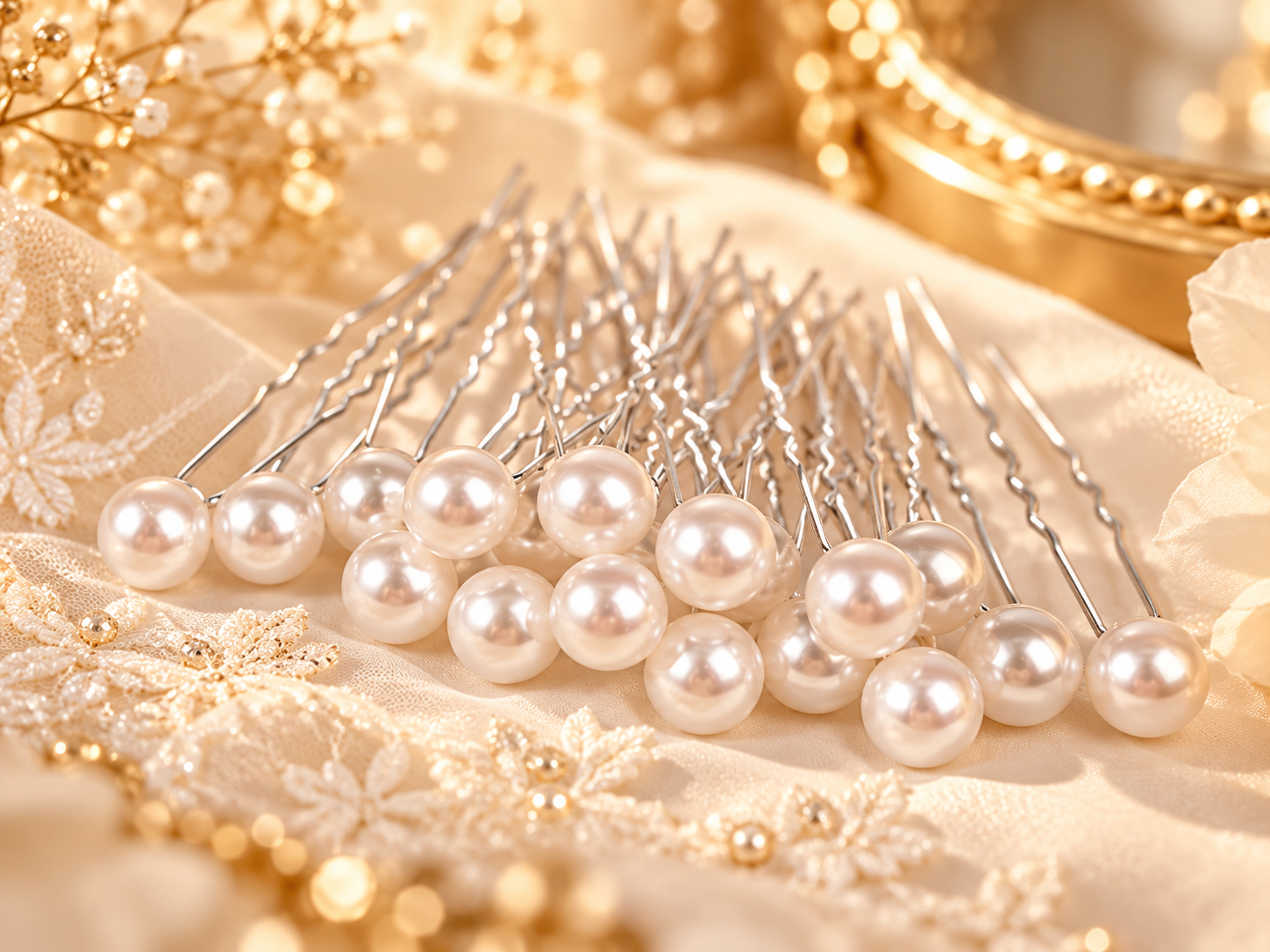 Classic Pearl Pins — 20 Piece Set
