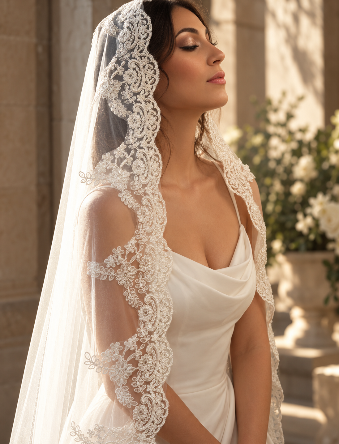 Classic — Cathedral Mantilla Veil