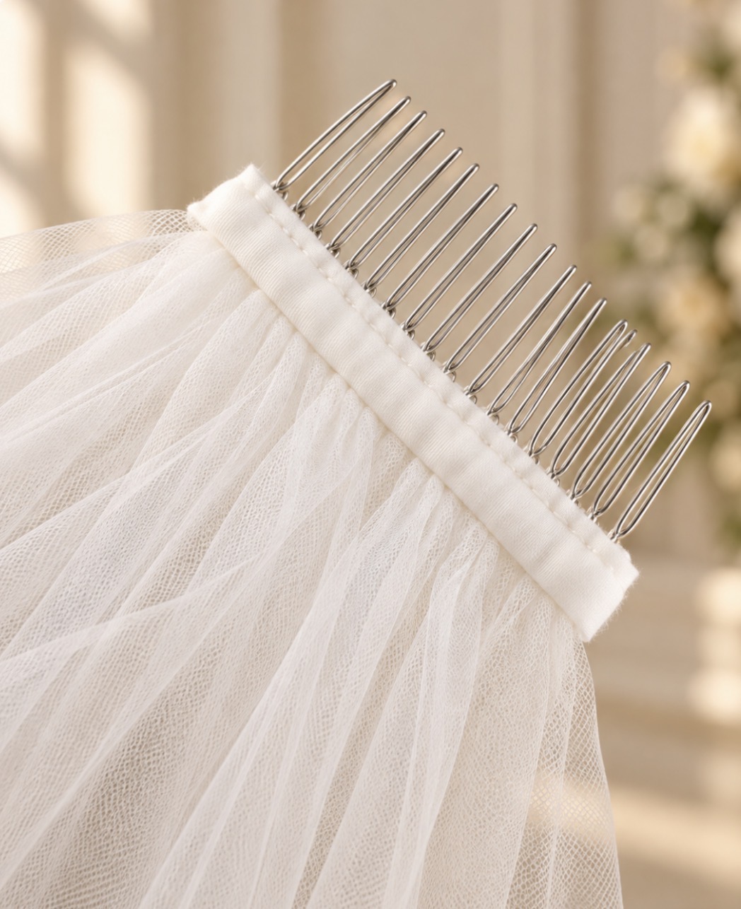 Daisy Cathedral Veil wedding veil NZ photo 4