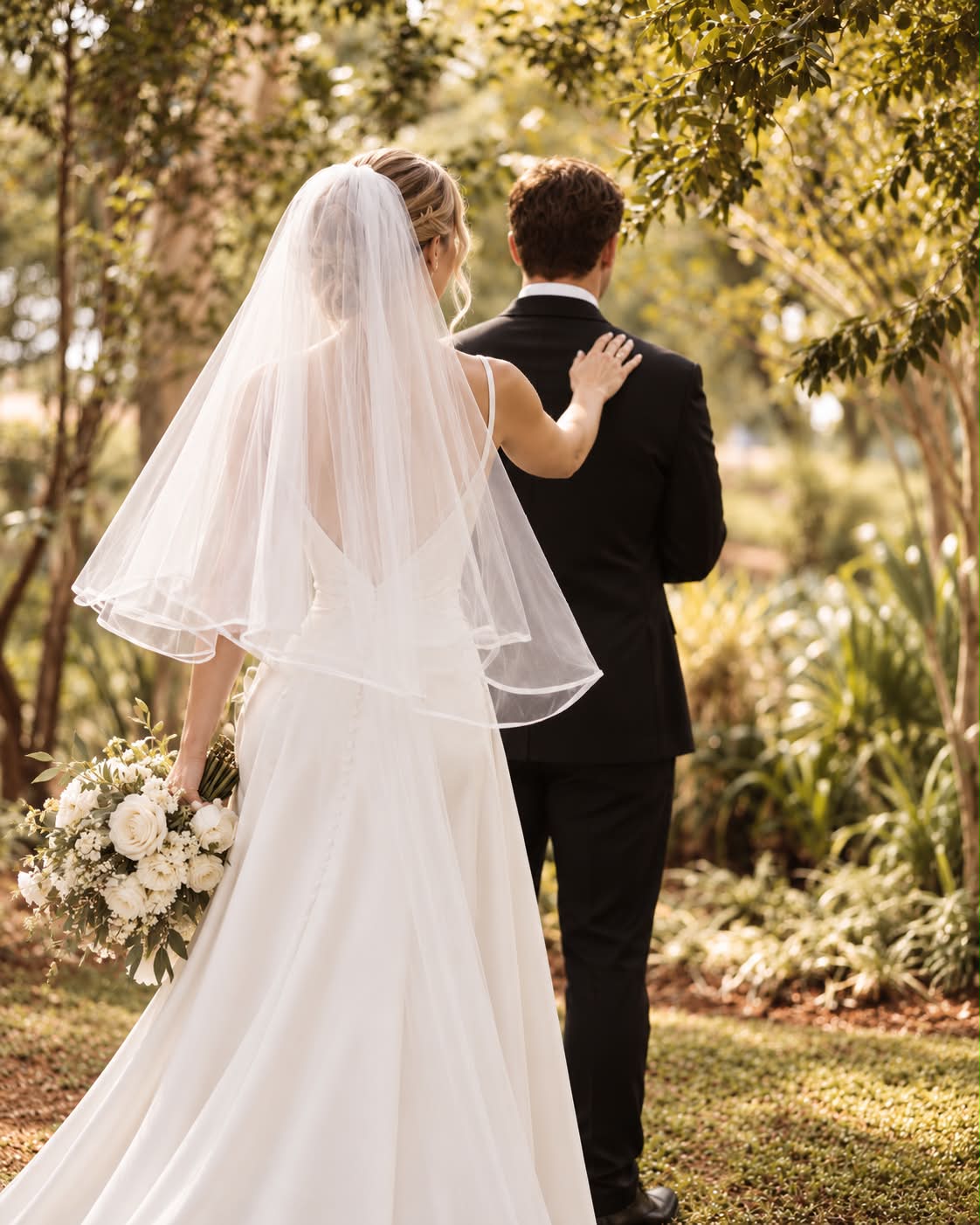 Juliette — Chapel Blusher Veil wedding veil NZ photo 5