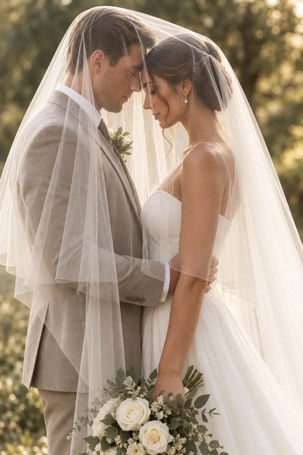 Sarah — Cathedral Blusher Veil