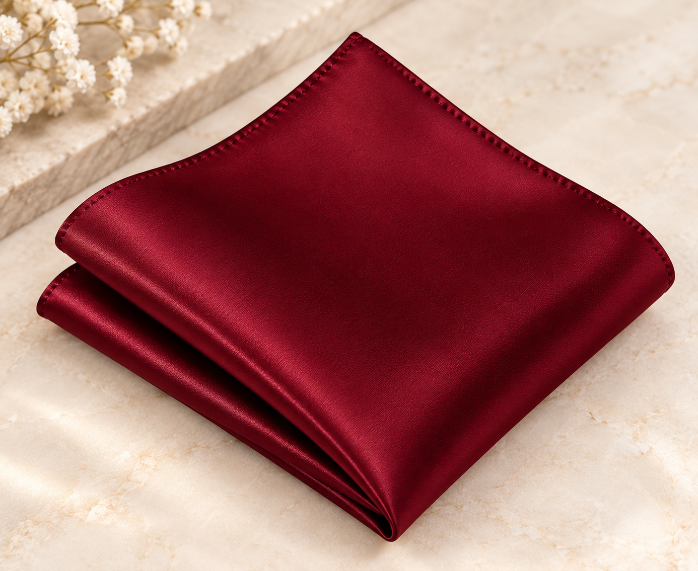 Classic Satin-Look Pocket Square