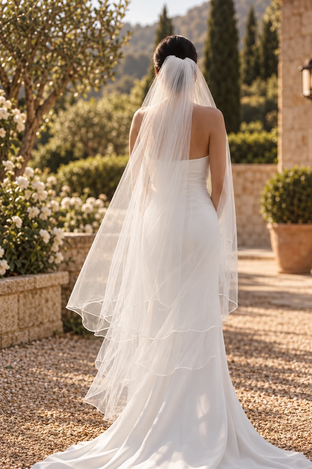 Esme Two-Tier Cascade Veil