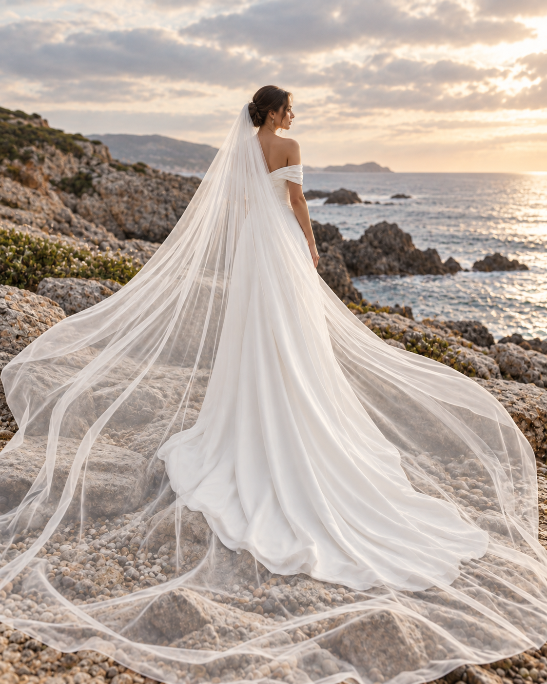 Hayley — Plain Cathedral Veil